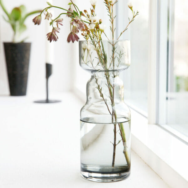 House Doctor, Vase, Cinth i Grå, 20 x 7 cm
