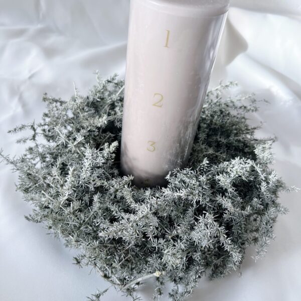 Asparagus krans, grøn, Ø 23 cm