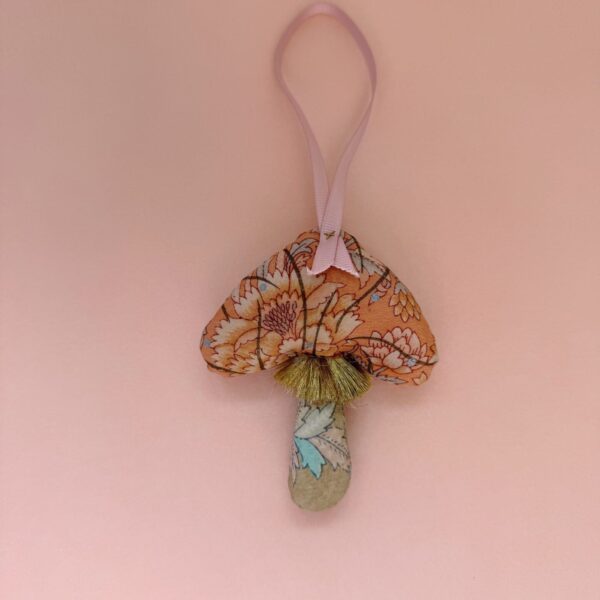 SISSEL EDELBO, MUSHROOM, SILK ORNAMENT, WARM WINTER