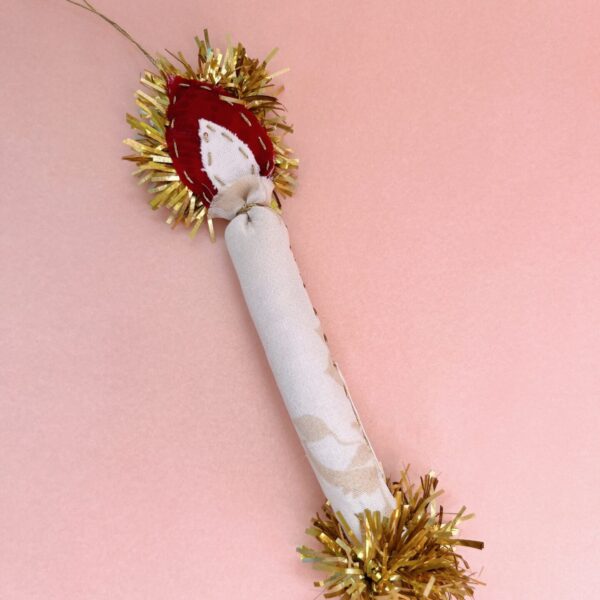 SISSEL EDELBO, CANDERILLA, SILK ORNAMENT, PINK BLUSH